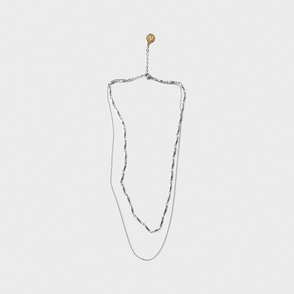 line layering necklace